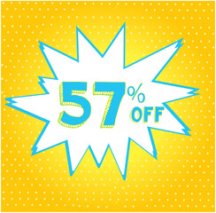 Fototapeta premium deals comic style discount promotion