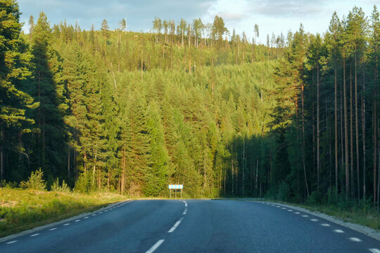 on the road