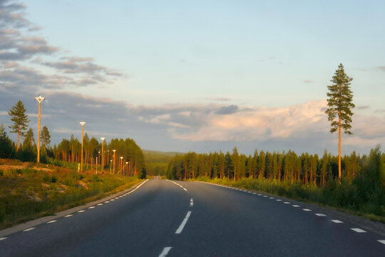 on the road