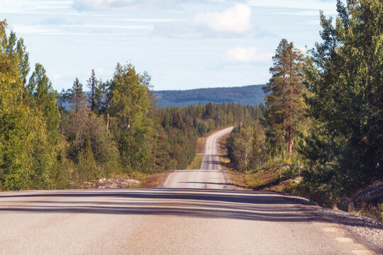 on the road