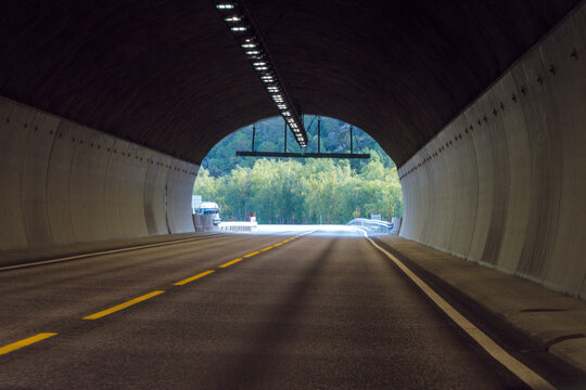 on the road