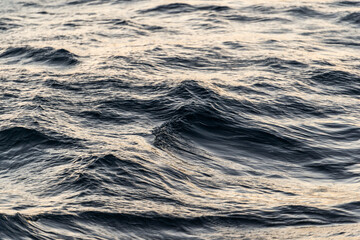 imagen detalle de las formas efímeras que crean las olas del mar