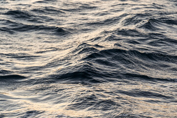 imagen de las formas efímeras que crea el mar con sus olas 