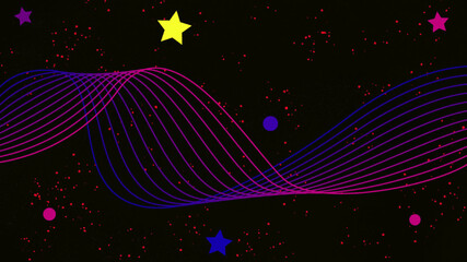 background with stars