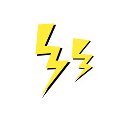 Comic Lighting Thunder Strom