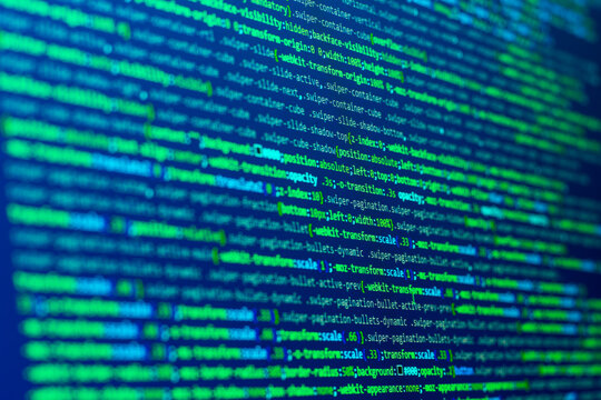 Code background. web programming with compressed css code