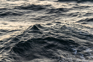 imagen de las formas efímeras que genera el mar con sus olas