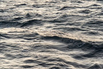 imagen detalle de las formas efímeras que crean las olas del mar