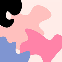 illustration of a pink puzzle