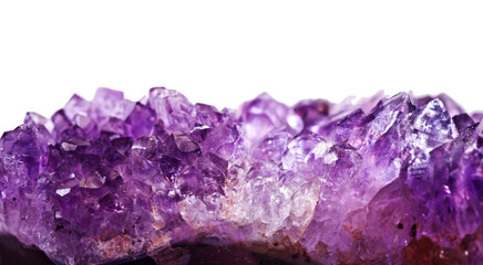 Crystals. Amethyst is violet variety of crystal quartz. Macro Texture. 