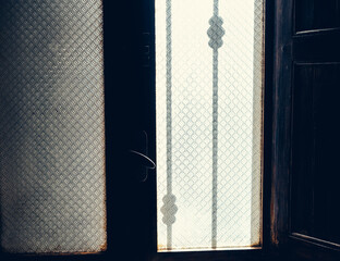 Sunlight through an ancient window