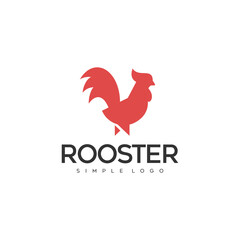 Fototapeta na wymiar rooster logo design vector inspiration,mascot logo