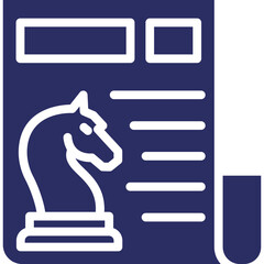 Chess knight, marketing  Vector Icon which can easily modify or edit
