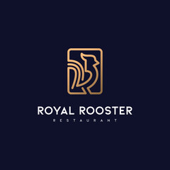 rooster logo design vector inspiration,mascot logo