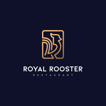 rooster logo design vector inspiration,mascot logo