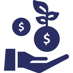 Dollar, economy Vector Icon which can easily modify or edit
