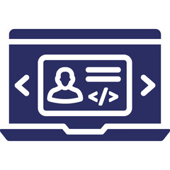 Developers, development profiles Vector Icon Fully Editable
