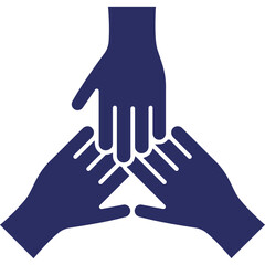 Obraz premium Coherence, hands Vector Icon Fully Editable