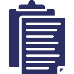 Clipboard, copy and paste Vector Icon Fully Editable
