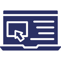 Advert, online advert Vector Icon which can easily modify or edit
