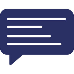 Comment, conversation Vector Icon

