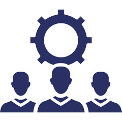 Cogwheel, management Vector Icon
