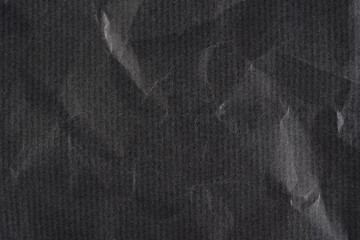 Papel kraft con dibujo de rayas de color negro arrugado, recurso gráfico