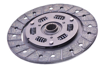 Clutch disc on white background isolated