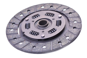 Clutch disc on white background isolated