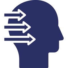 Head, influence Vector Icon

