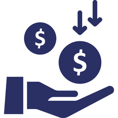 Banking, borrow Vector Icon
