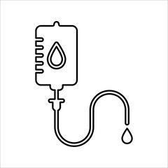 Infuse Icon Flat Vector Illustration, on a white background