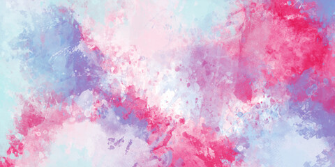 Abstract colorful watercolor texture background. Abstract vector bright banner, print. Watercolor hand drawing.