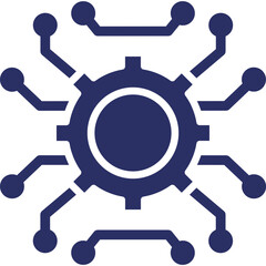 Bi, business intelligence Vector Icon
