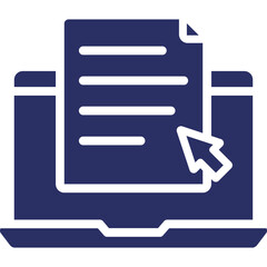 Document, e commerce Vector Icon
