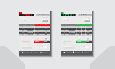 Creative Modren invoice template