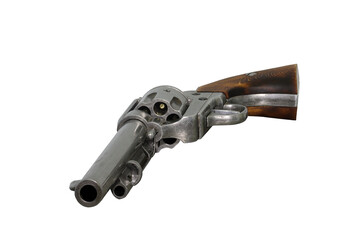 old west revolver with bullets