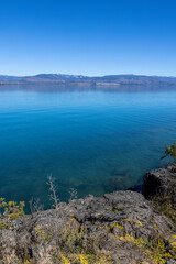 View over the beautiful Lago General Carrera in southern Chile