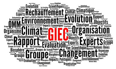 GIEC nuage de mots
