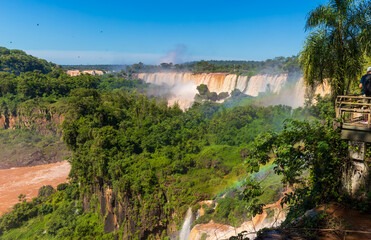 Partial view of Iguazú National Park from the Argentinean side