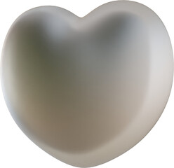 3d rendering. Abstract geometric shapes illustration. Modern minimal frosted glass objects isolated on transparent background