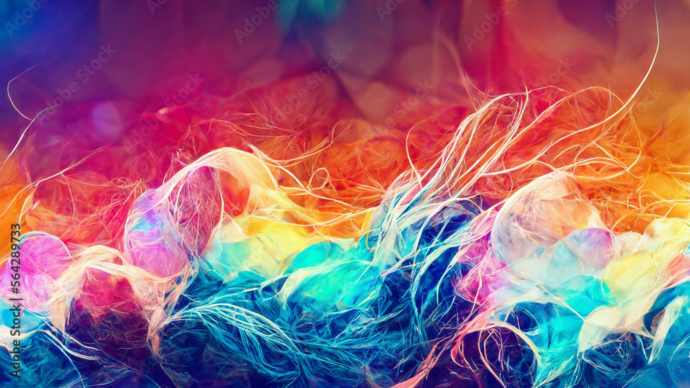 Wall mural abstract blurred gradient mesh clean background in bright illustration generative ai content by midj