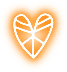 Collection of Heart neon