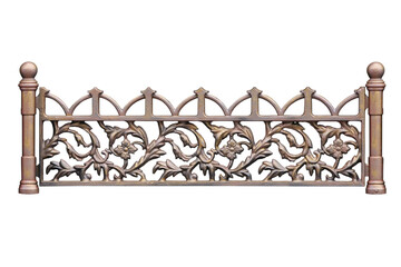 Old-time forged fence 2.