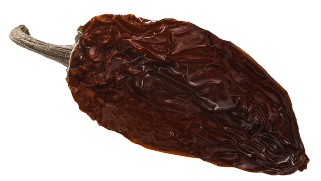 Chipotle Morita, a whole smoke-dried overripe Jalapeno chile pepper isolated png