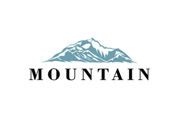 Mountain Top Peak Everest Mount logo design