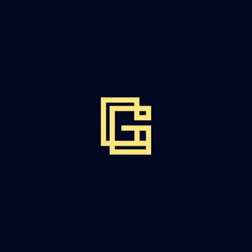 Modern Letter G logo vector design template