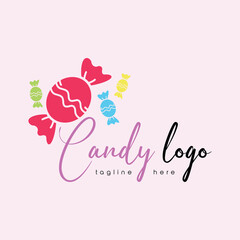 candy vector design with assorted colors