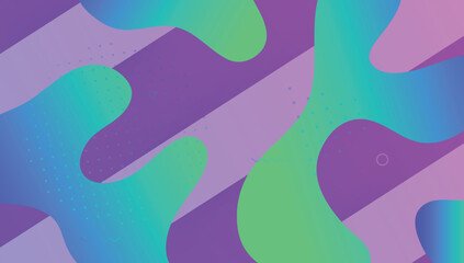Fluid Shape. Purple Plastic Banner. Business Magazine. Memphis Frame. Color Landing Page. Liquid Cover. Flow Minimal Poster. Digital Screen. Violet Fluid Shape