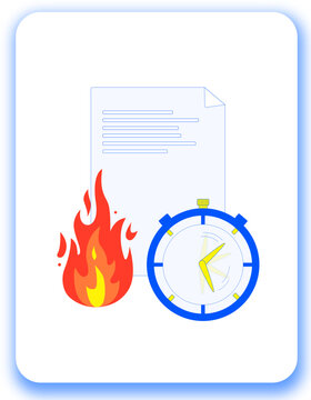 Deadline icon - SVG